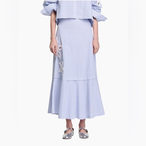 Sandro Maxi Striped Skirt - Picture 5 of 10